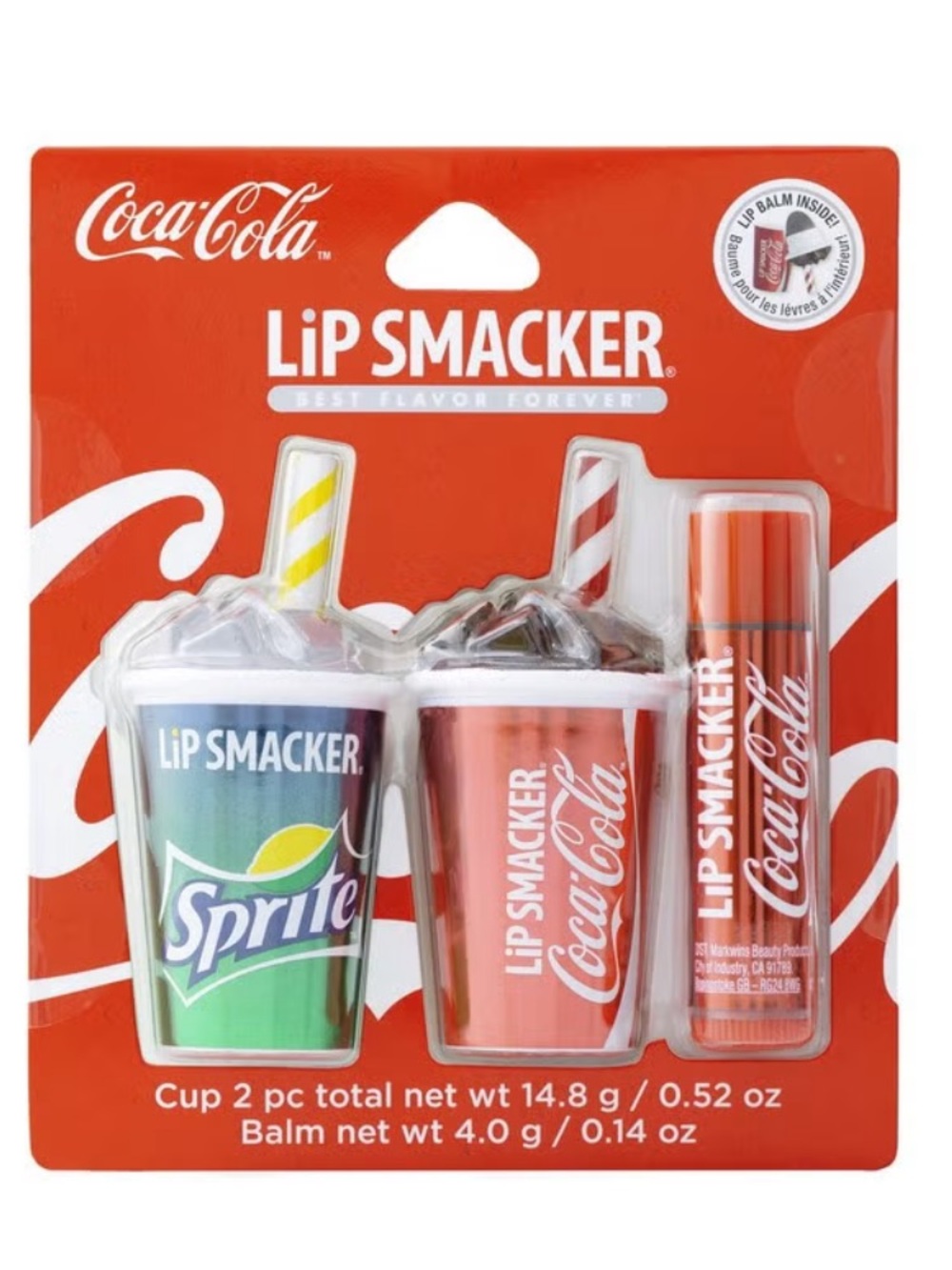 LipSmacker Coca Cola Collection Lip Balm Trio Sprite & Coke - Picture 2 of 5